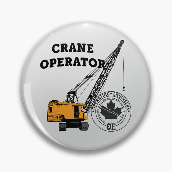 Item preview, Crane Operator Crawler Crane (Front/Back-LG-1B) designed and sold by OESwag.