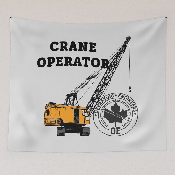 Item preview, Crane Operator Crawler Crane (Front/Back-LG-1B) designed and sold by OESwag.