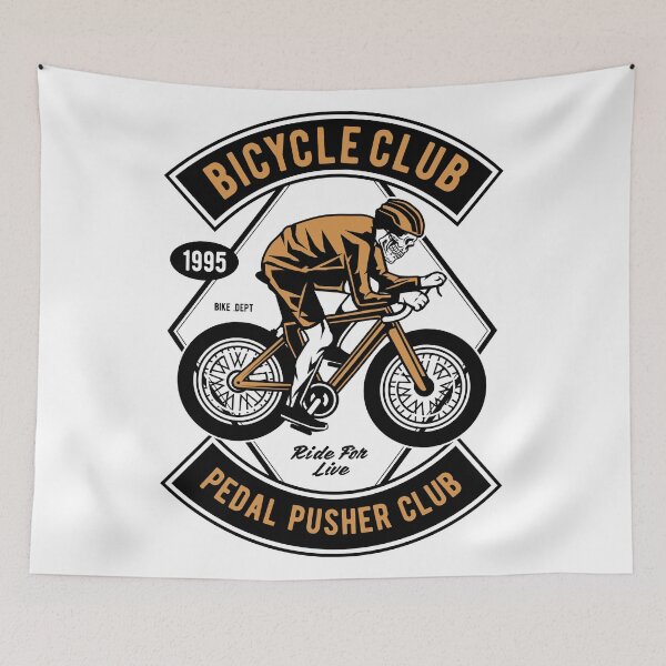 Artikelvorschau, Pedal Pushers Retro Fahrrad T-Shirt Design entworfen und verkauft von Sunnyhova.