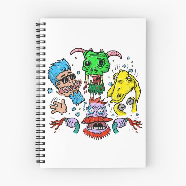 Item preview, Panic, monster, green, yellow, sheep, purple, face, nervous, fear, tension, excitement, panic attack, cliff, friends, chopper, biker, goat, blood, weird, sticker, handmade, original, unique designed and sold by SFK-workshop.