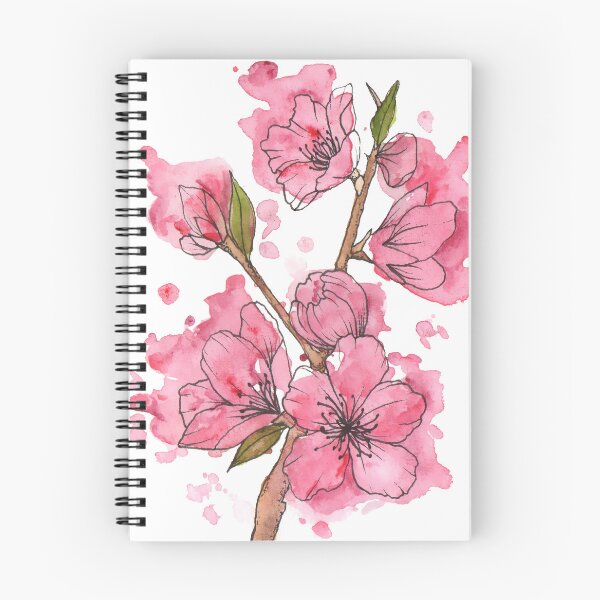 Item preview, Cherry Blossoms, Watercolor and Ink designed and sold by InBloomInk.