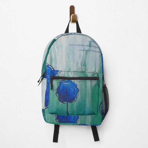 Item preview, Abstract Flower, blue and green designed and sold by Rachel Kallenbach.