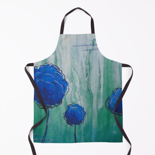 Item preview, Abstract Flower, blue and green designed and sold by Rachel Kallenbach.