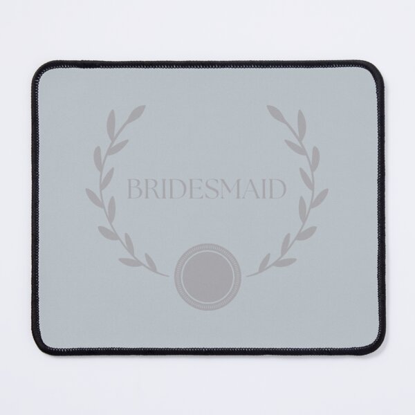 Item preview, Bridesmaid Silver Laurel Wreath with Sun Plate on Silver Foil background Wedding by Voluting designed and sold by WeddingVoluting.
