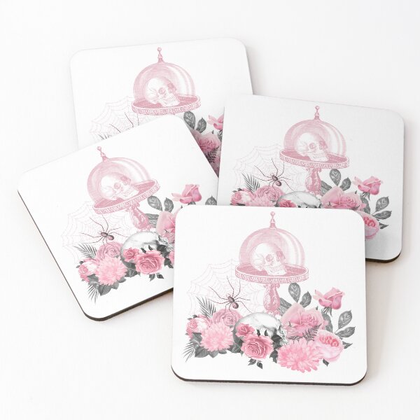 Item preview, Pink Floral Skull  designed and sold by creativeDaphne.