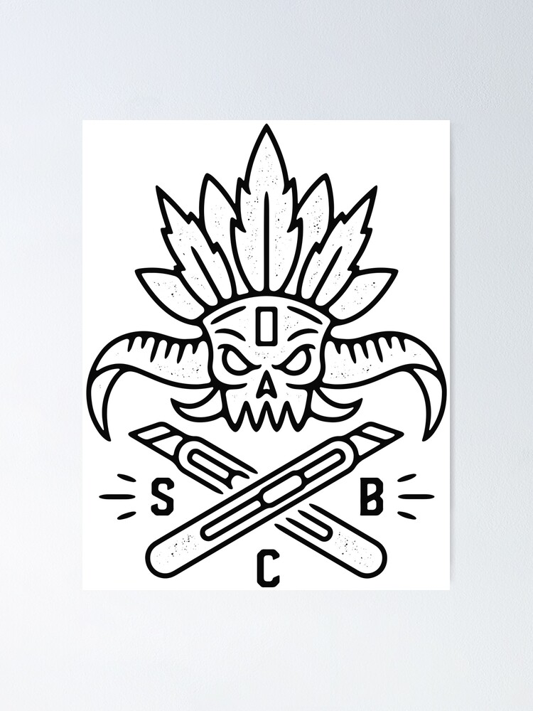 "Steel Barrel Cosplay Logo" Poster for Sale by CryptidCoven Redbubble