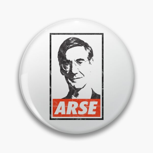 Item preview, Rees-Mogg Arse (White Worn Look) designed and sold by politicalamity.