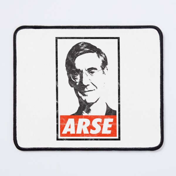 Item preview, Rees-Mogg Arse (White Worn Look) designed and sold by politicalamity.