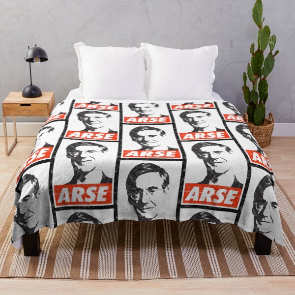 Item preview, Rees-Mogg Arse (White Worn Look) designed and sold by politicalamity.