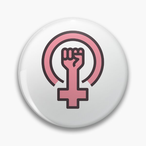 Aperçu de l'œuvre Girl power logo - feminists/feminism créée et vendue par SERIOUSBUZZ.