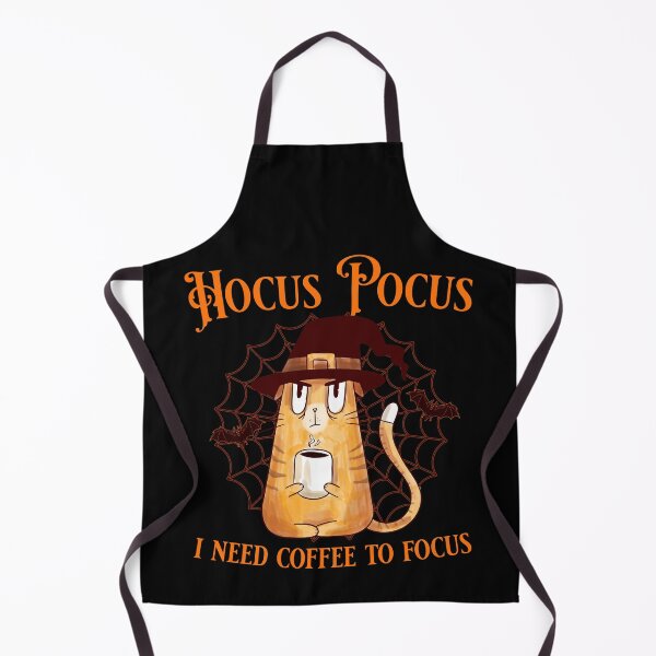 Item preview, Copy of Hocus Pocus I need coffee to focus  | Funny Teacher Librarian Halloween Cat Costume designed and sold by EmmiFoxDesigns.