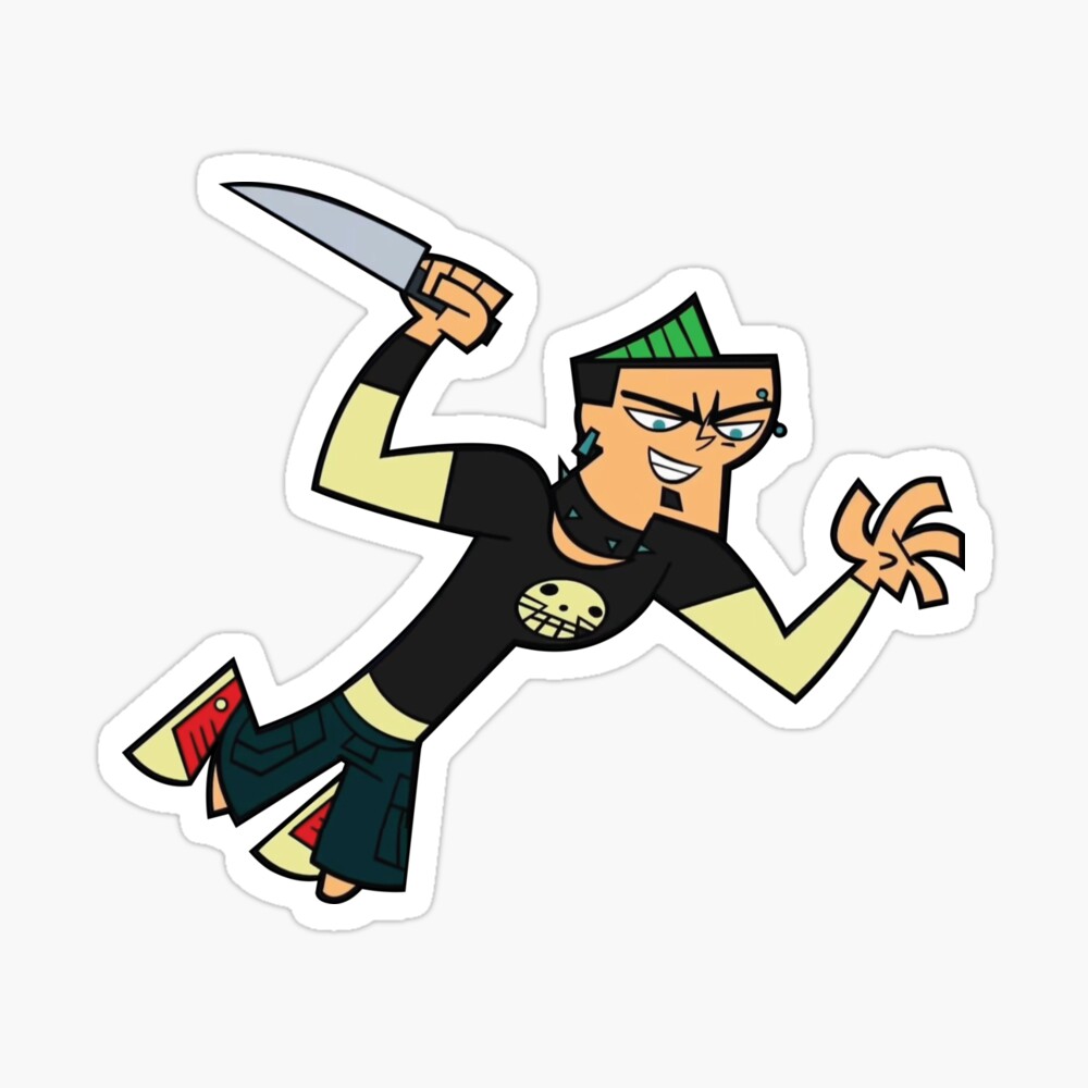 Duncan with a knife - Total Drama 