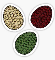 Game of Thrones dragon eggs Sticker