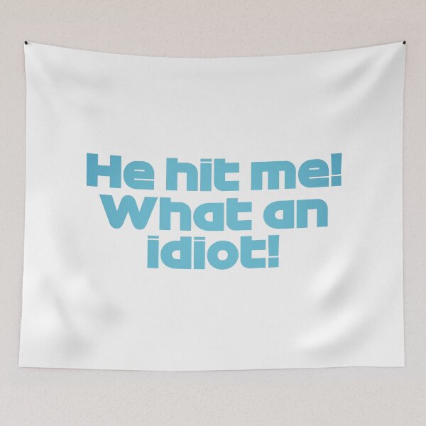 Item preview, ALO. He Hit Me! What an Idiot! - Best Team Radio Belgium GP 2022 designed and sold by FilipeFerreira.