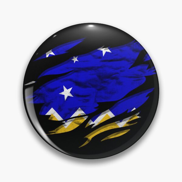 Item preview, Ripped Rip Open Chilean Antarctic Territory Flag Palm designed and sold by rafaeltto.