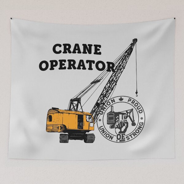Item preview, Crane Operator Crawler Crane (Front/Back-LG-1E) designed and sold by OESwag.