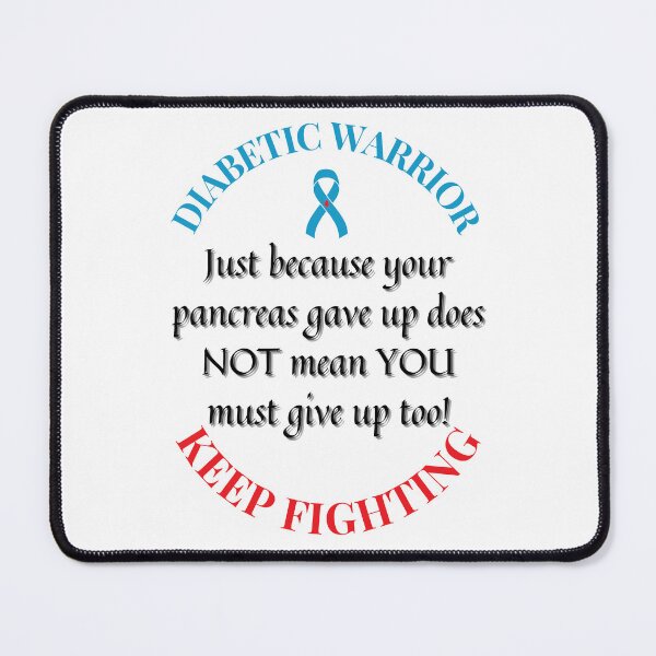 Item preview, Diabetic Warrior Keep Fighting Diabetes Type 1 Type 2 designed and sold by OutdoorsZee1.