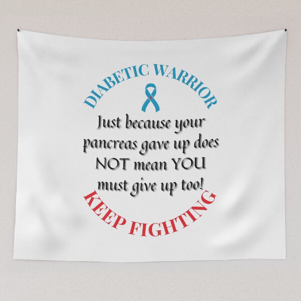 Item preview, Diabetic Warrior Keep Fighting Diabetes Type 1 Type 2 designed and sold by OutdoorsZee1.