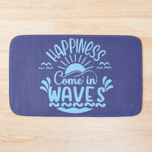 Item preview, Happiness Comes in Waves designed and sold by greenoriginals.