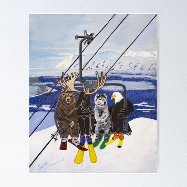 Item preview, Ski Buddies designed and sold by Scott Clendaniel.