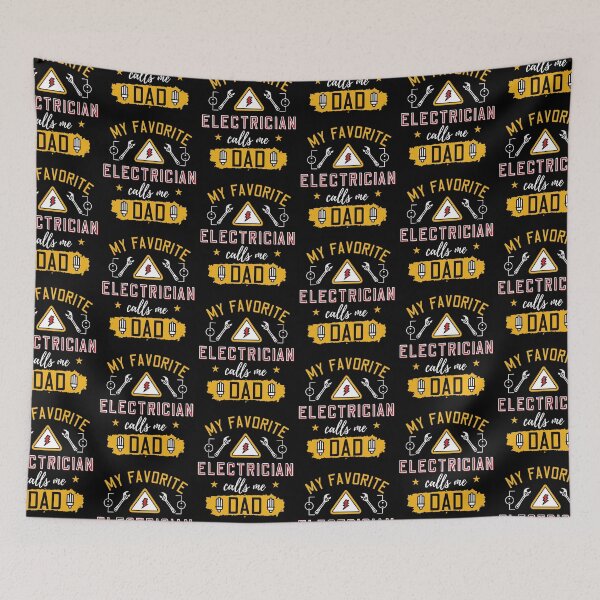 Item preview, My Favorite Electrician Calls Me Dad designed and sold by Betsytiptoe.