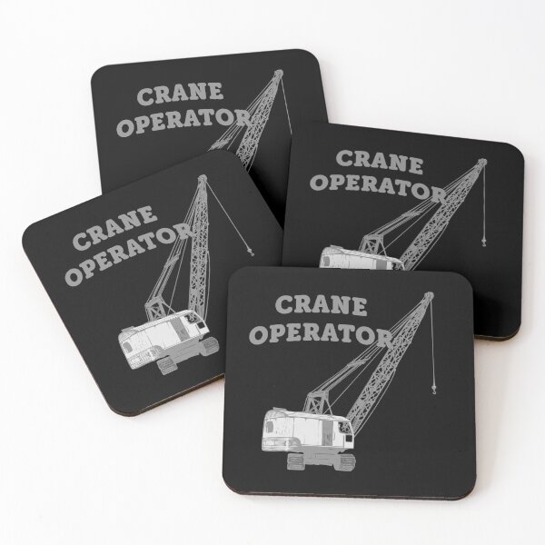 Item preview, Crane Operator Crawler Crane (Front/Back-BL-1F) designed and sold by OESwag.