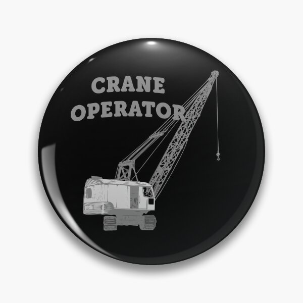 Item preview, Crane Operator Crawler Crane (Front/Back-BL-1F) designed and sold by OESwag.