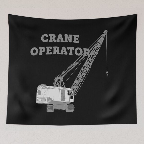 Item preview, Crane Operator Crawler Crane (Front/Back-BL-1F) designed and sold by OESwag.