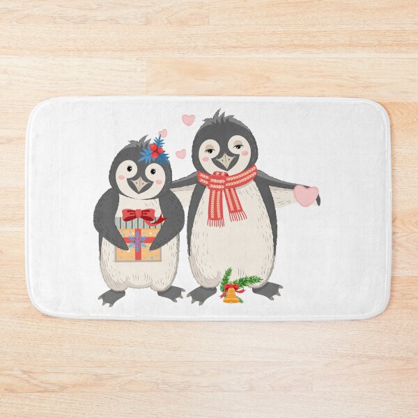 Item preview, Cute Christmas Penguin Couple designed and sold by silviaol.