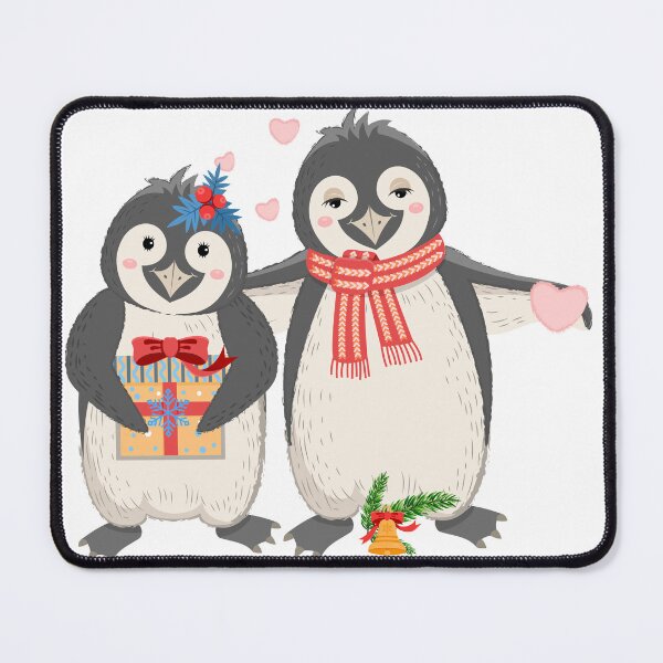Item preview, Cute Christmas Penguin Couple designed and sold by silviaol.
