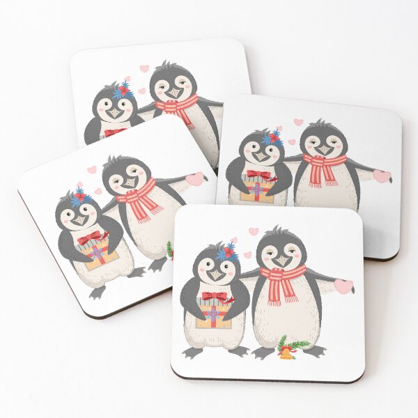 Item preview, Cute Christmas Penguin Couple designed and sold by silviaol.