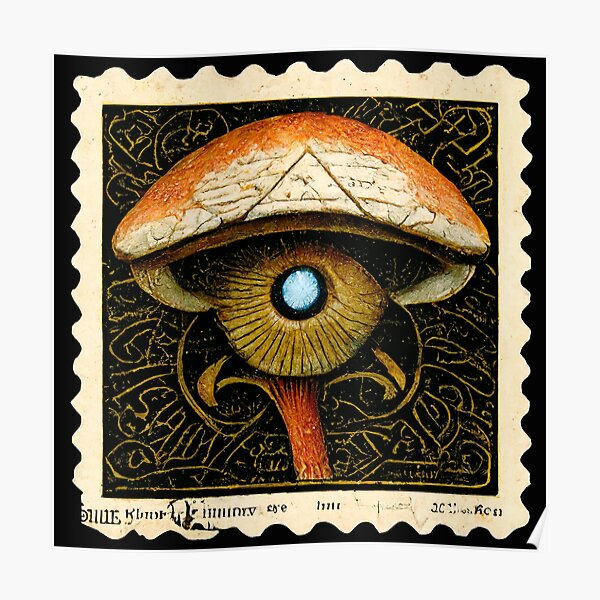 Mushroom To Eye Posters for Sale | Redbubble