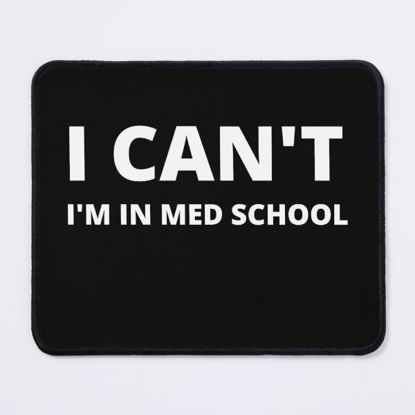 Item preview, I Can´t i m in med school mask designed and sold by seriesxanime.