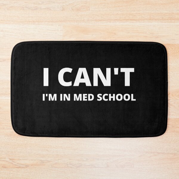 Item preview, I Can´t i m in med school mask designed and sold by seriesxanime.