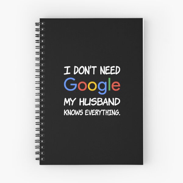 Artikelvorschau, Ich brauche kein Google Mein Mann weiß alles. entworfen und verkauft von creatrcc.