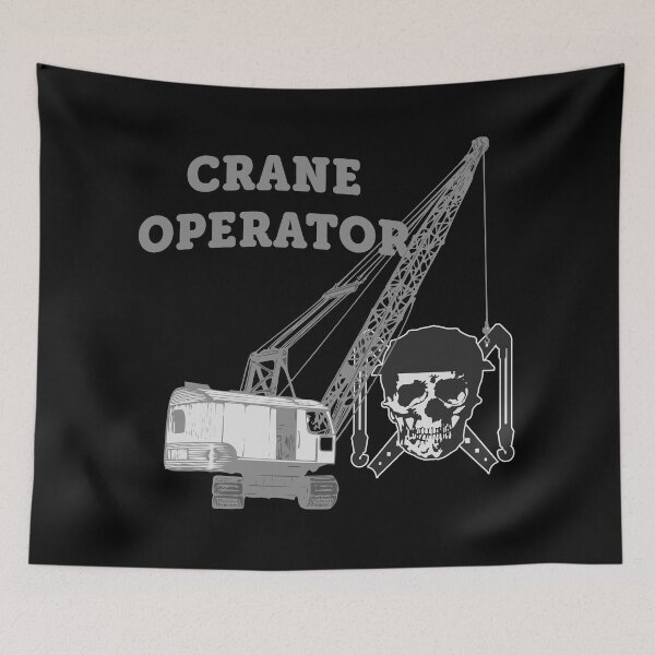 Item preview, Crane Operator Crawler Crane (Front/Back-BL-1H) designed and sold by OESwag.
