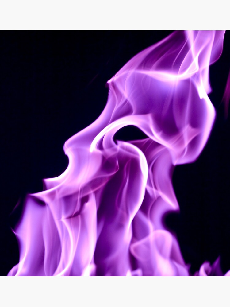 "Purple Flame" Sticker for Sale by ARTQuin | Redbubble