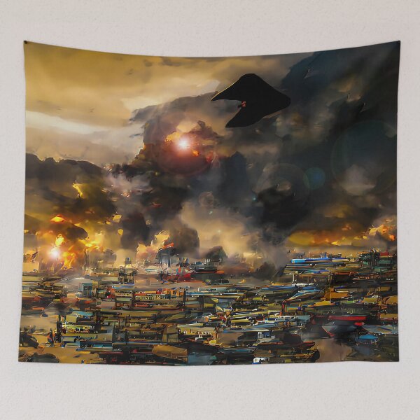 Item preview, Fire and Destruction designed and sold by PictureNZ.