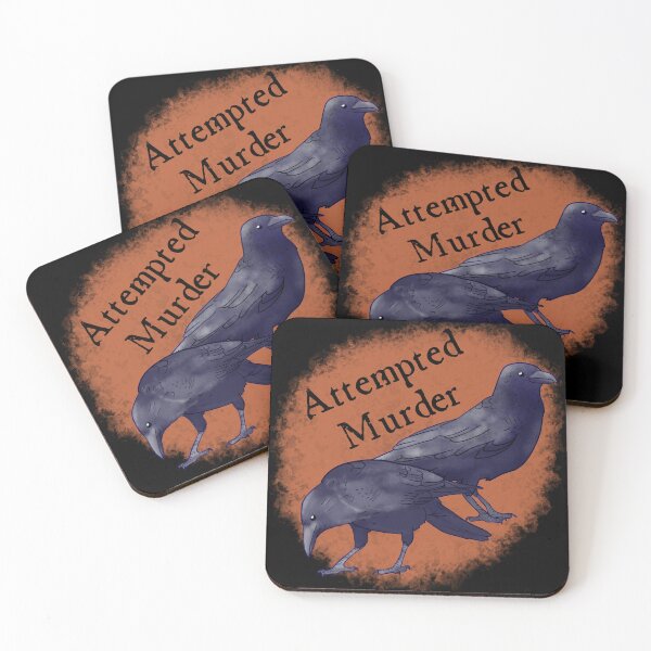Item preview, Almost a murder of crows designed and sold by BlackSquirrelCC.