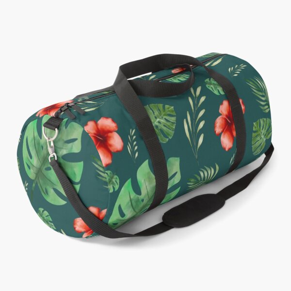 Item preview, Nature, red and green wildflowers and leaves illustration  designed and sold by Malogue.