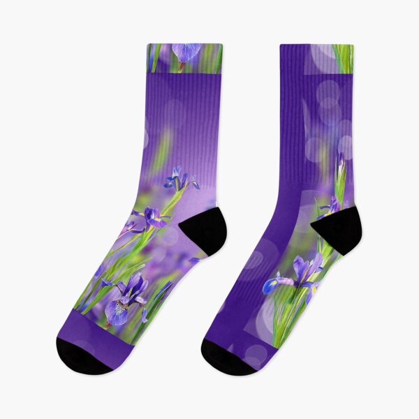 Item preview, Purple Iris Flowers Illustration designed and sold by silviaol.