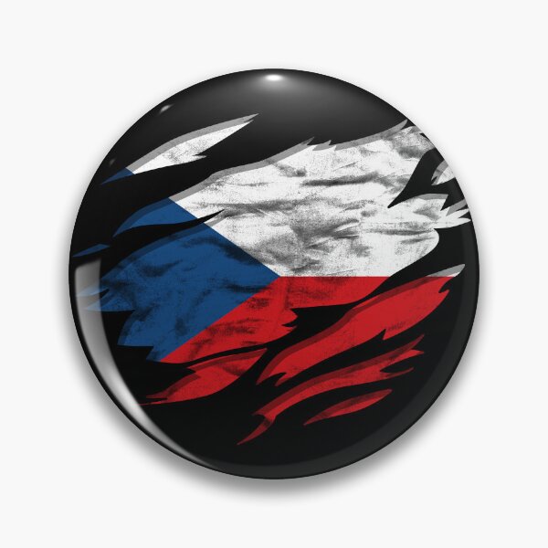 Item preview, Ripped Rip Open Czechia Flag Palm designed and sold by rafaeltto.