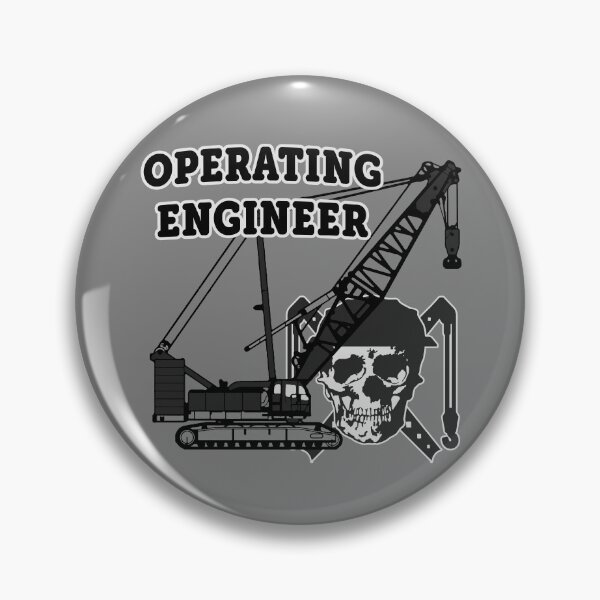 Item preview, Operating Engineer Crawler Crane (Front/Back-MG-2A) designed and sold by OESwag.