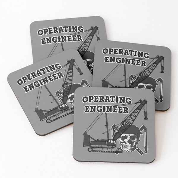 Item preview, Operating Engineer Crawler Crane (Front/Back-MG-2A) designed and sold by OESwag.