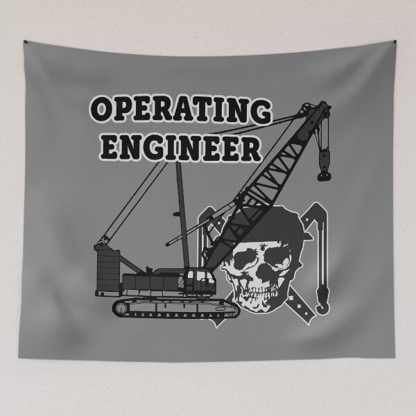 Item preview, Operating Engineer Crawler Crane (Front/Back-MG-2A) designed and sold by OESwag.