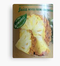 Pineapple Juice, Tesco. Metallbild