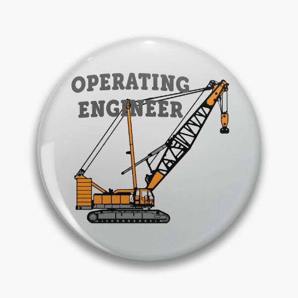 Item preview, Operating Engineer Crawler Crane (Front/Back-LG-2B) designed and sold by OESwag.