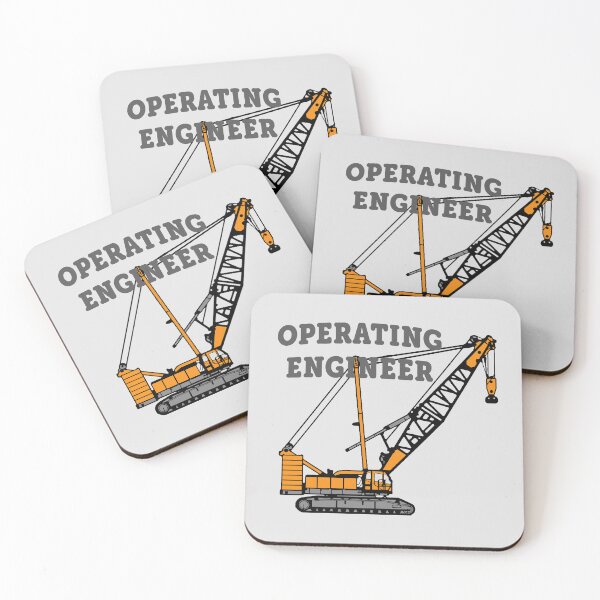 Item preview, Operating Engineer Crawler Crane (Front/Back-LG-2B) designed and sold by OESwag.