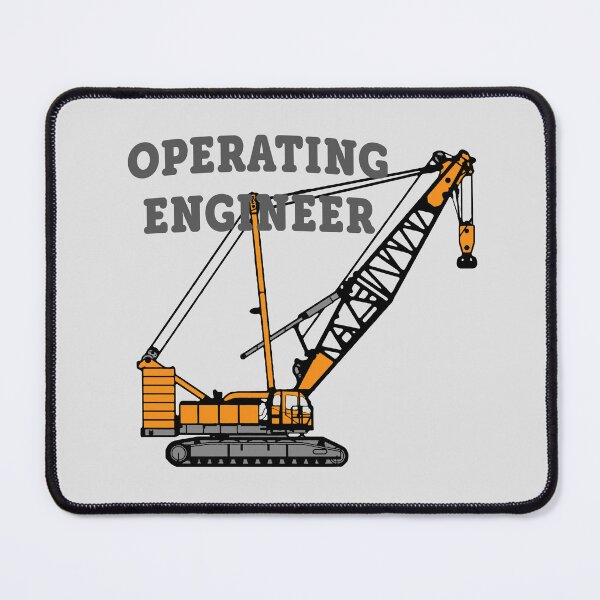 Item preview, Operating Engineer Crawler Crane (Front/Back-LG-2B) designed and sold by OESwag.