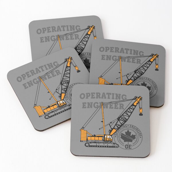 Item preview, Operating Engineer Crawler Crane (Front/Back-MG-2C) designed and sold by OESwag.